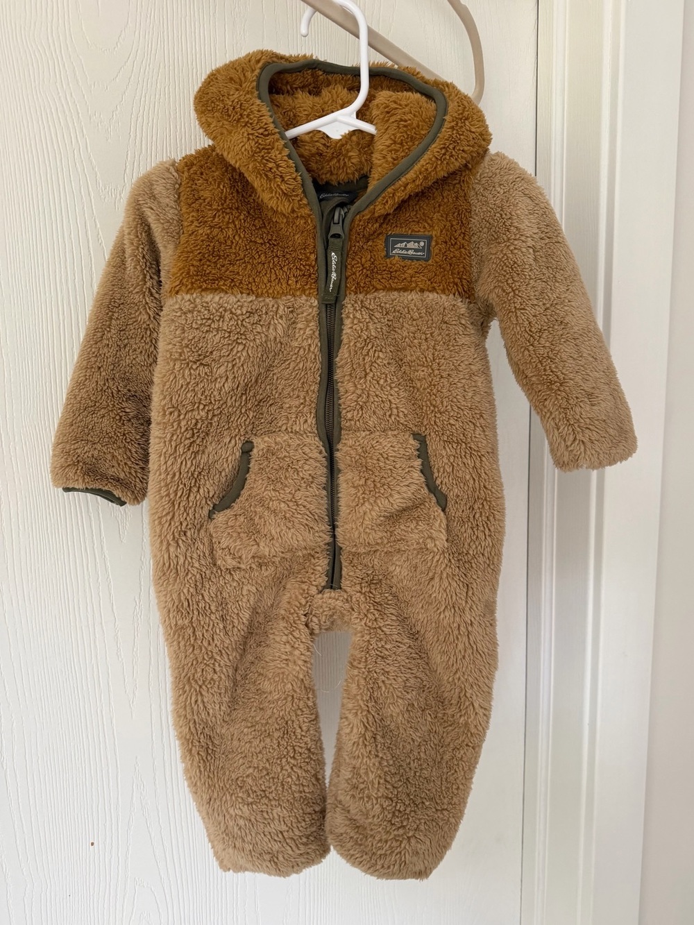 Eddie Bauer Infant Fleece Bunting - Brown